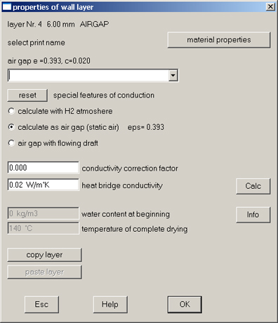 Layer properties dialog